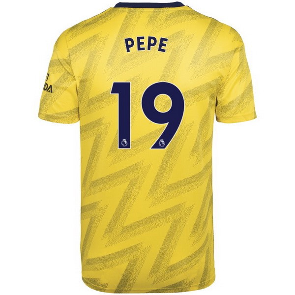 Camiseta Arsenal NO.19 Pepe 2ª Kit 2019 2020 Amarillo
